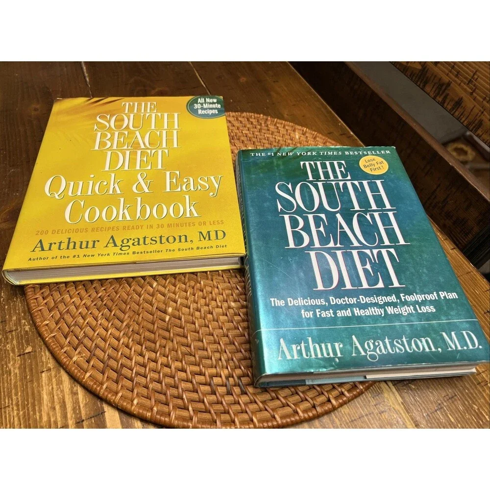 South Beach Diet Book And SBD Quick And Easy Cookbook By Arthur Agatston MD